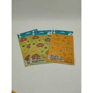Lot Of 3 American Greetings Kid Squad Thanksgiving Stickers